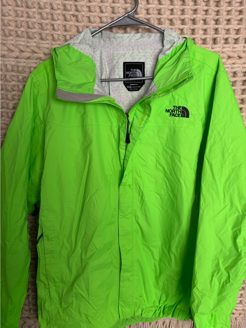 The North Face Women’s Neon Green Lightweight Windbreaker